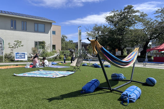 展示場ハンモック